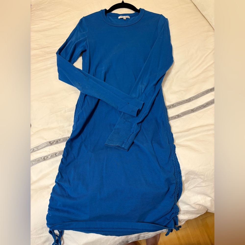 COTTON CITIZAN Long Sleeve Blue Dress